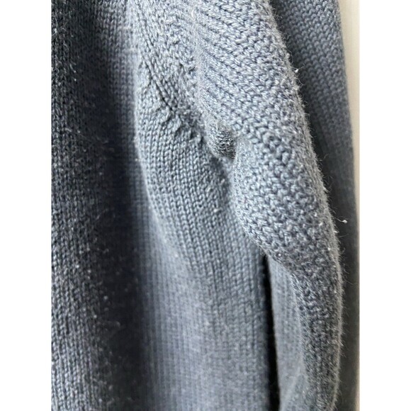 Defacto Sweater Men Small Crew Neck Gray Preppy Tight Knit Pullover Long Sleeve - Picture 2 of 7